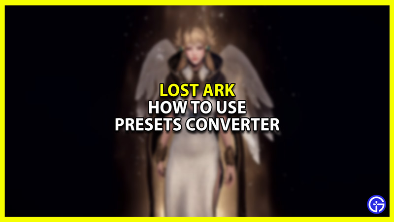 How to Use Lost Ark Presets converter