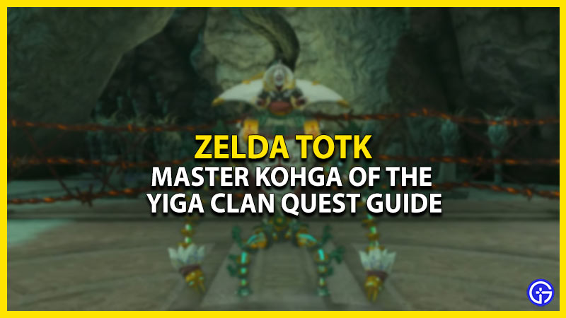 master kohga of the yiga clan quest zelda totk