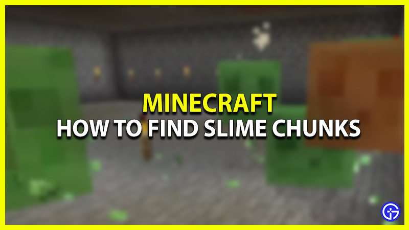 how to find slime chunks in minecraft