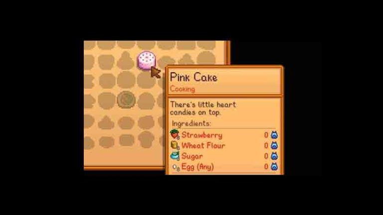 How To Get Pink Cake In Stardew Valley - Gamer Tweak