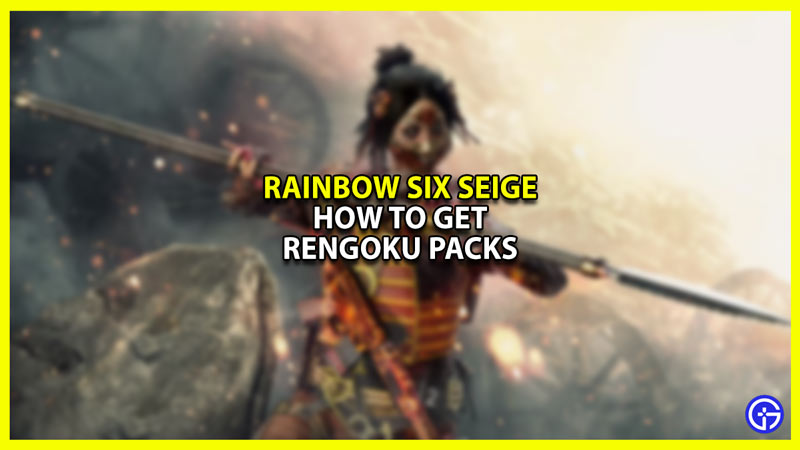 Rainbow Six Seige Cómo obtener paquetes de Rengoku en R6