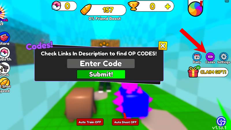 Roblox: Shoot Wall Simulator Codes (December 2023)