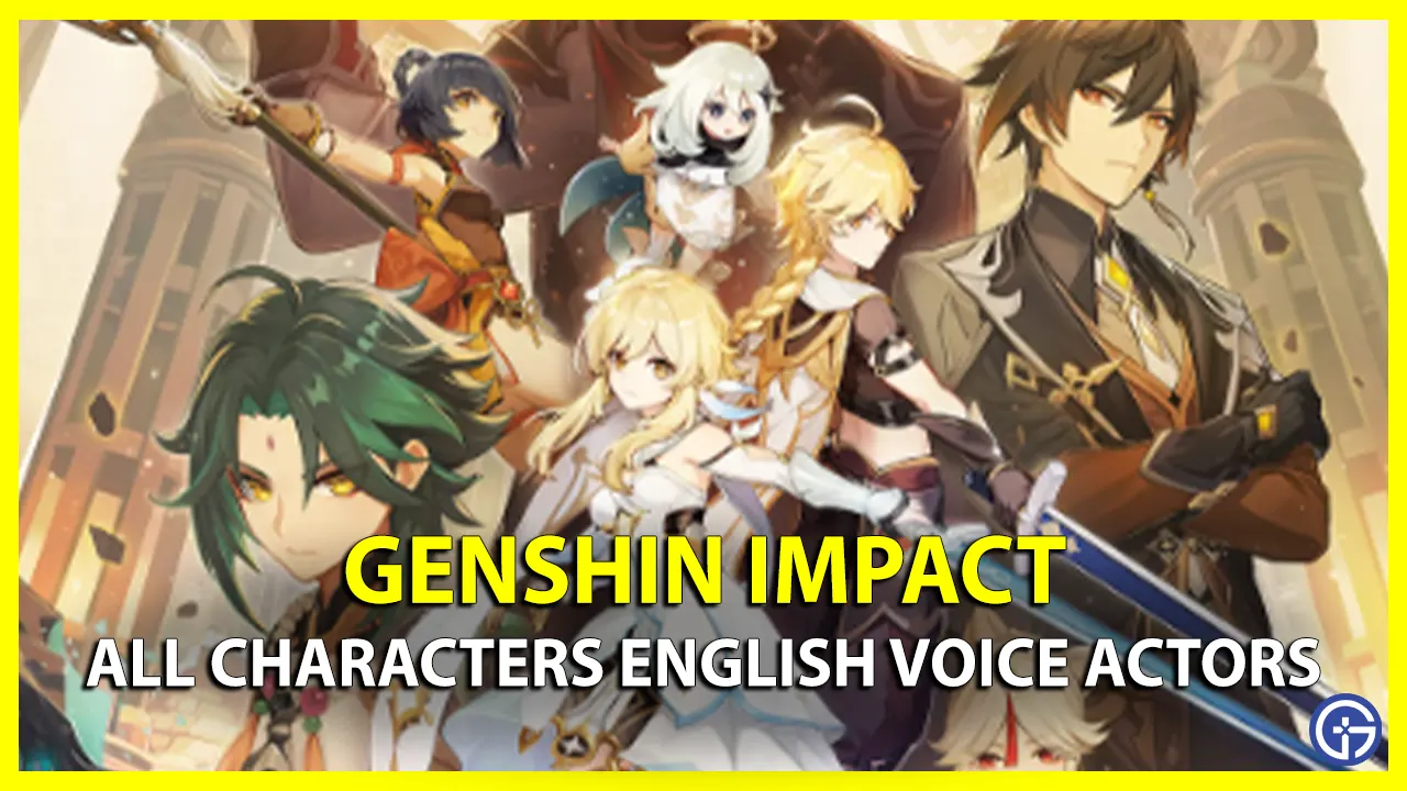All Characters Voice Actors in Genshin Impact (Artist Names List)
