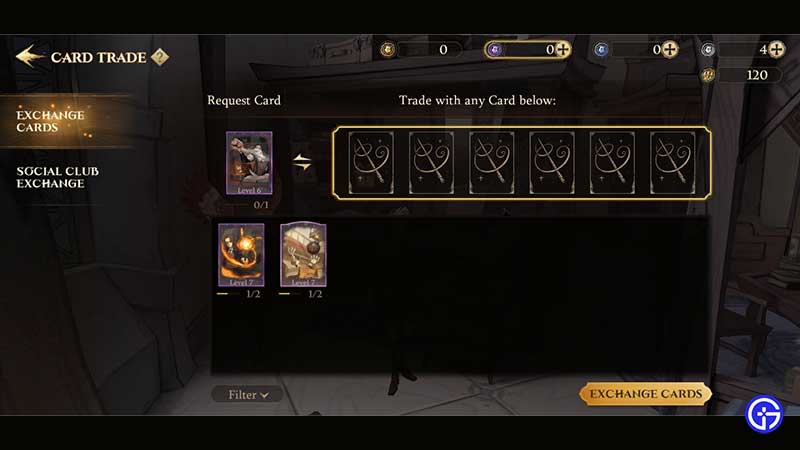 Exchange Cards HP Magic Awakened