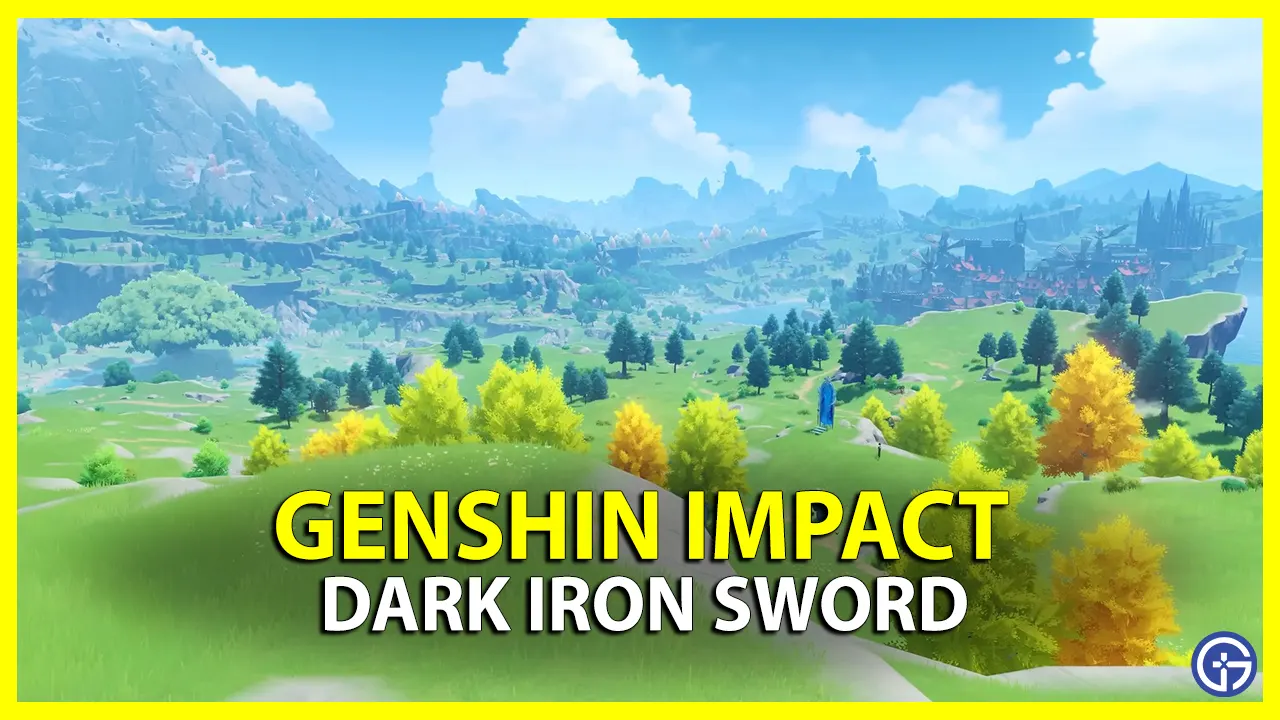 Get Dark Iron Sword in Genshin Impact
