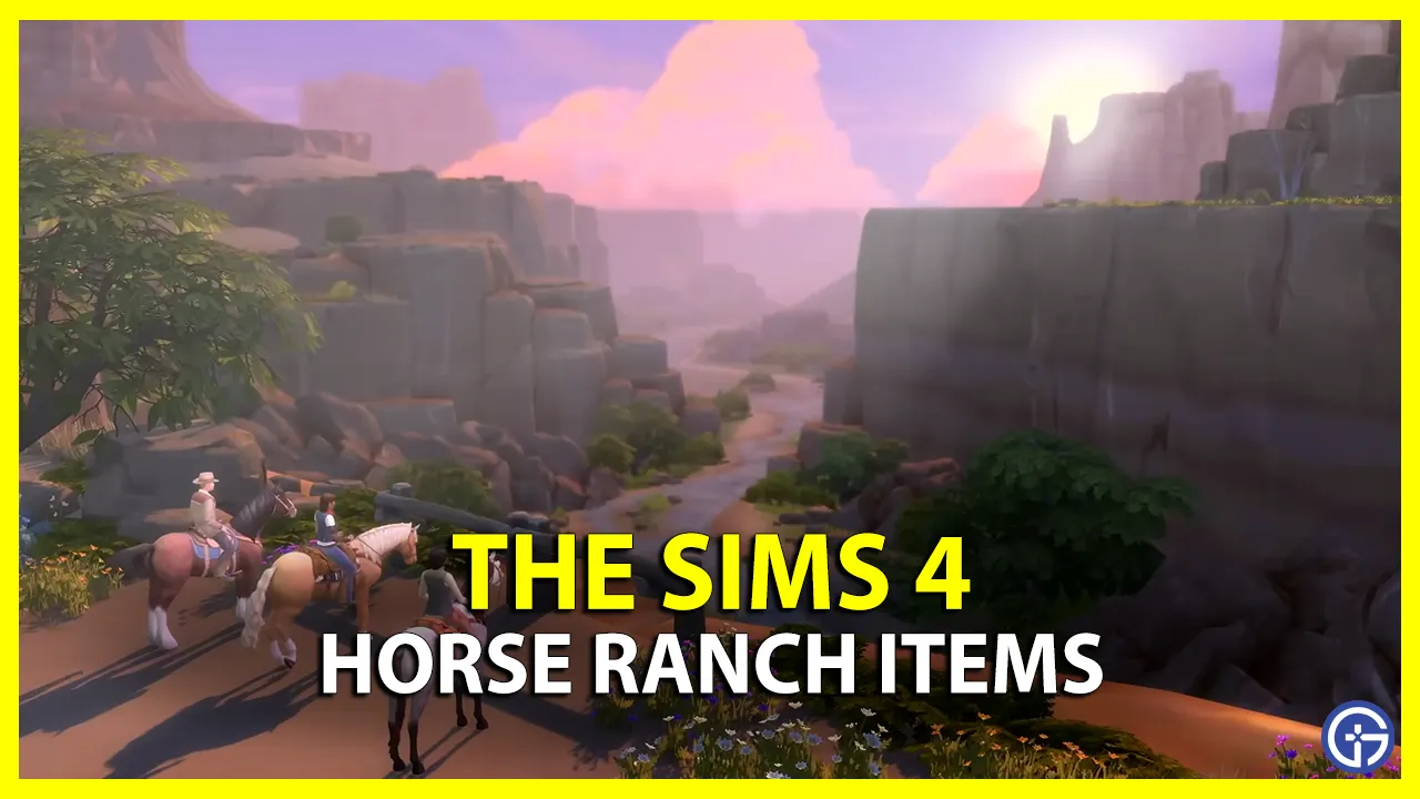 Horse Ranch DLC Items Sims 4