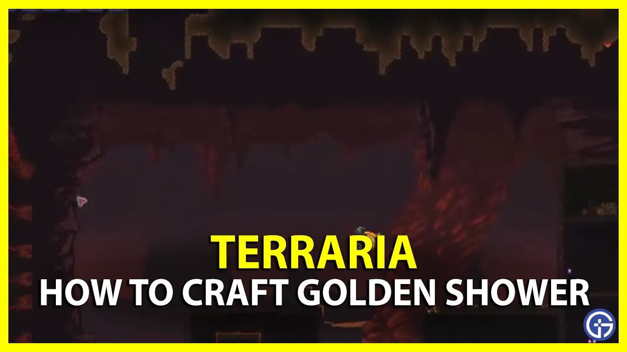 How To Craft Golden Shower In Terraria