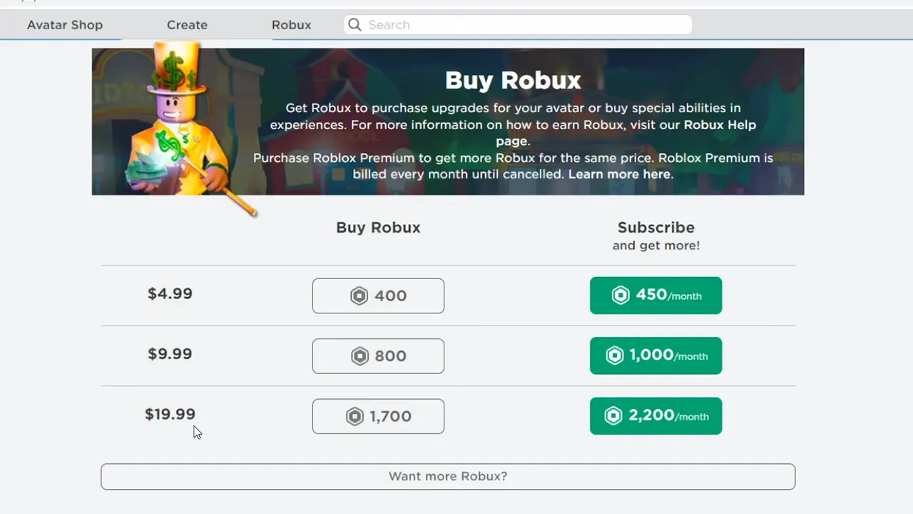 How to Change the Currency Type of Roblox Account
