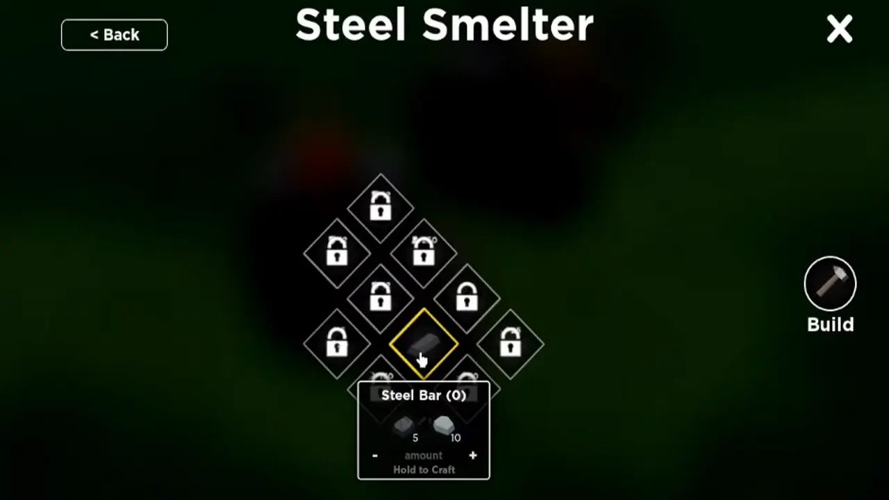 How to Craft Steel in The Survival Game