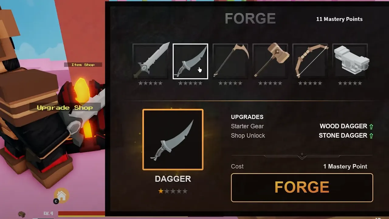 How to Farm Forge Points in Roblox Bedwars 