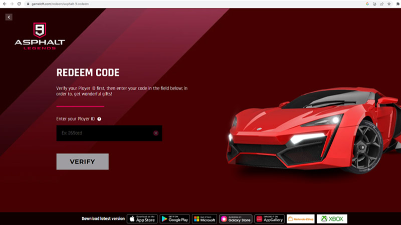 Asphalt 9 Redeem Codes September 2023 