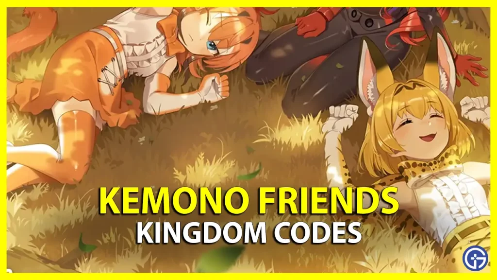 Kemono Friends Kingdom Codes