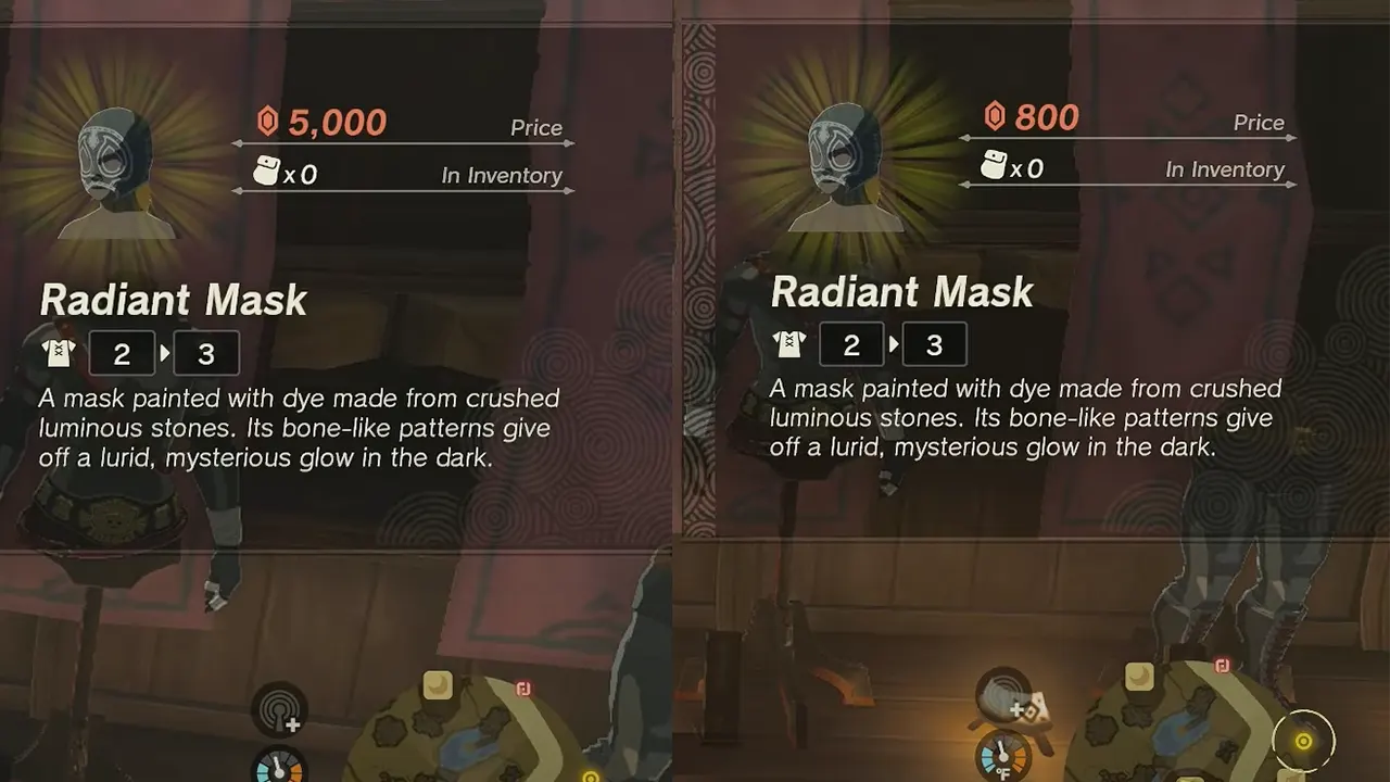 Make Radiant Armor Set Cheap In Zelda TOTK