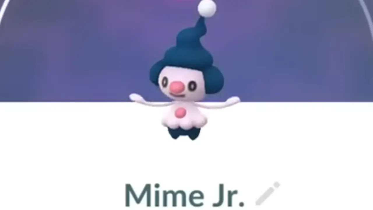 Pokemon Go Evolve Mime Jr