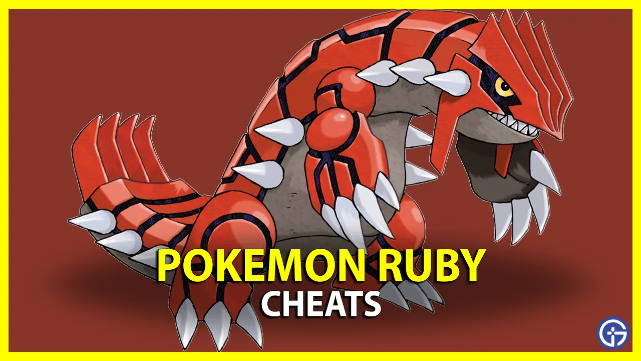 Cheat Codes for Pokemon Ruby and how to Use them