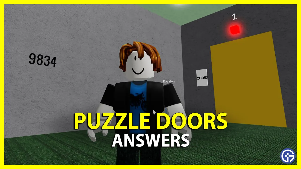 Todas as respostas para Roblox Puzzle Doors (níveis 1 a 86) em