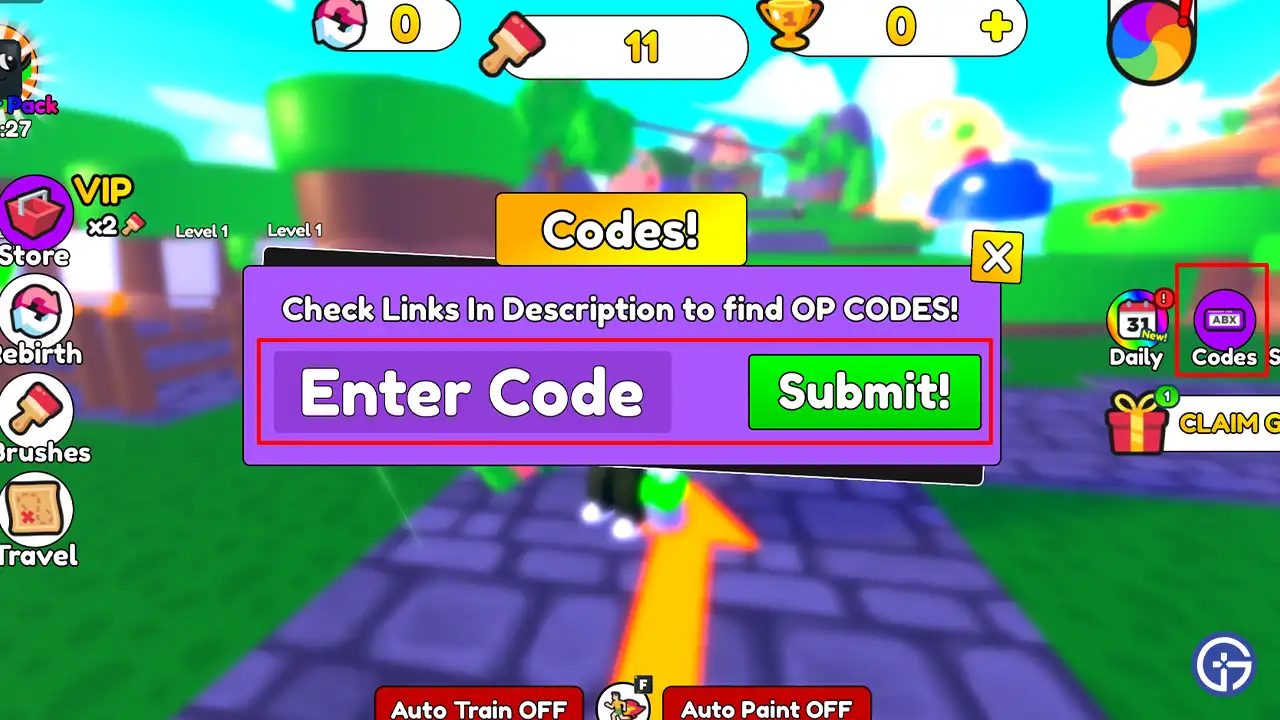 Redeem Paint A Friend Codes