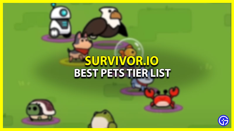 Survivor.io Best Pets