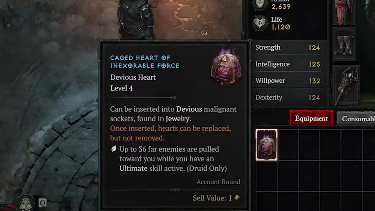 best malignant heart to use d4 