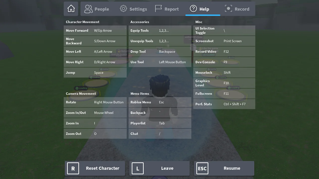 customize controls on roblox 