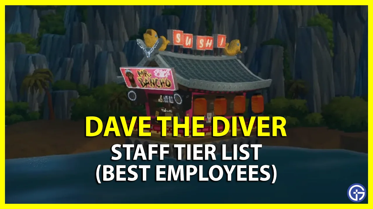 dave the diver staff tier list best employees ranked
