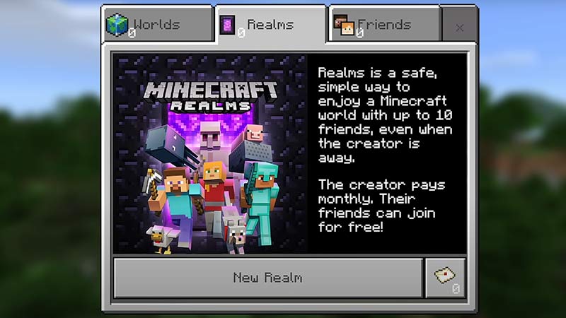 how to check minecraft realms down