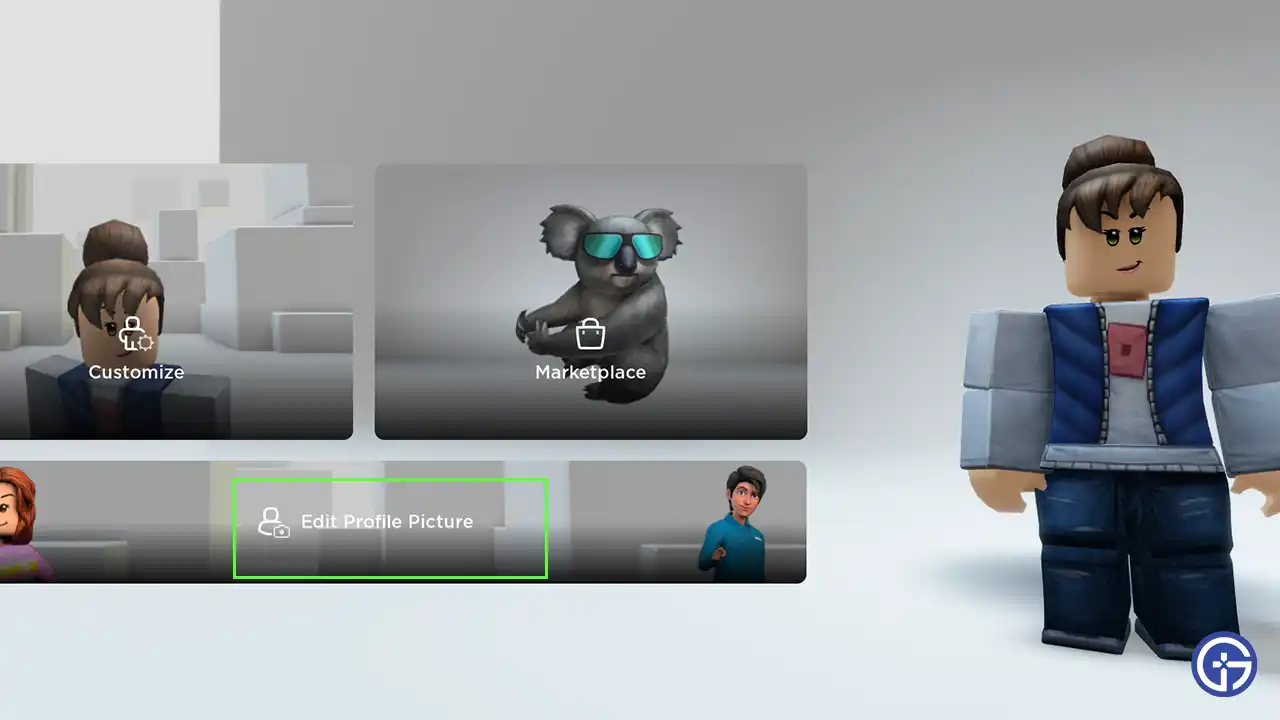 how to edit profile picture roblox 