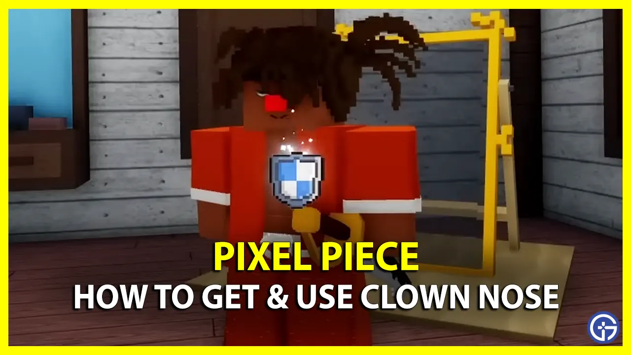 how to equip and use the clown nose in roblox pixel piece