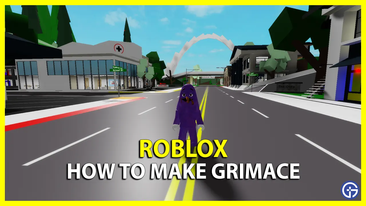 how to make grimace in roblox