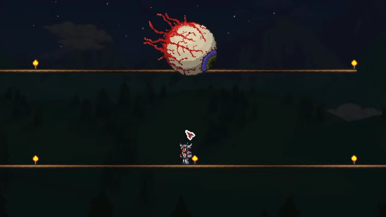 how to summon eye of cthulhu in terraria