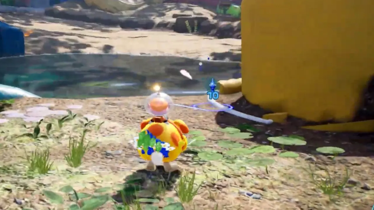 how to make oatchi swim in pikmin 4 