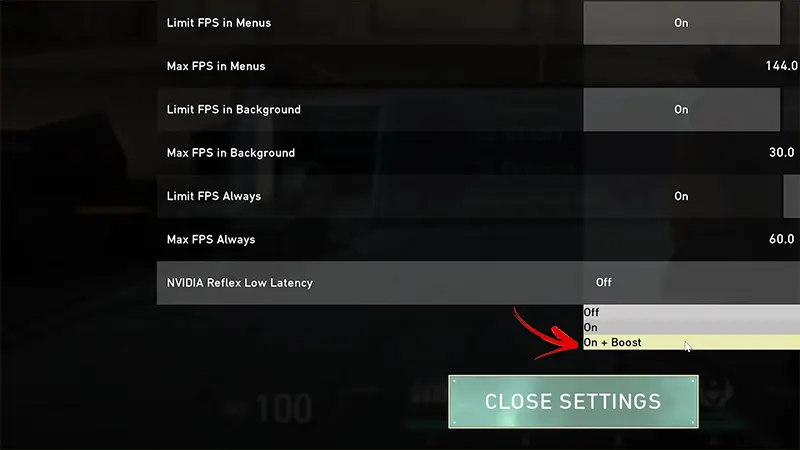 nvidia reflex low latency valorant