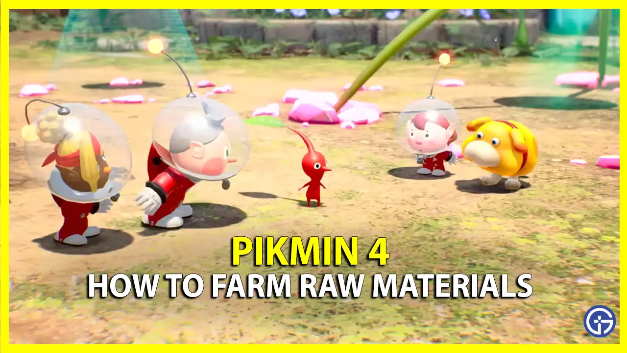 pikmin 4 how to farm raw materials