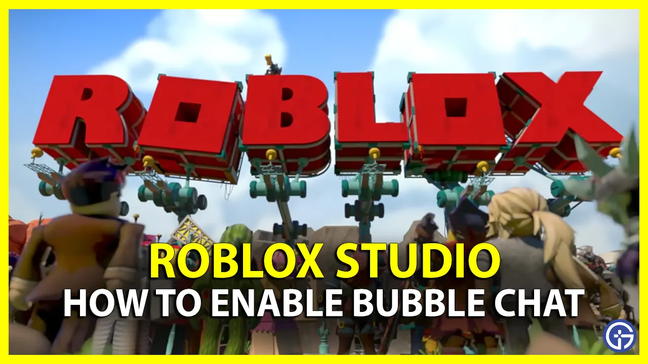 how to enable bubble chat in roblox