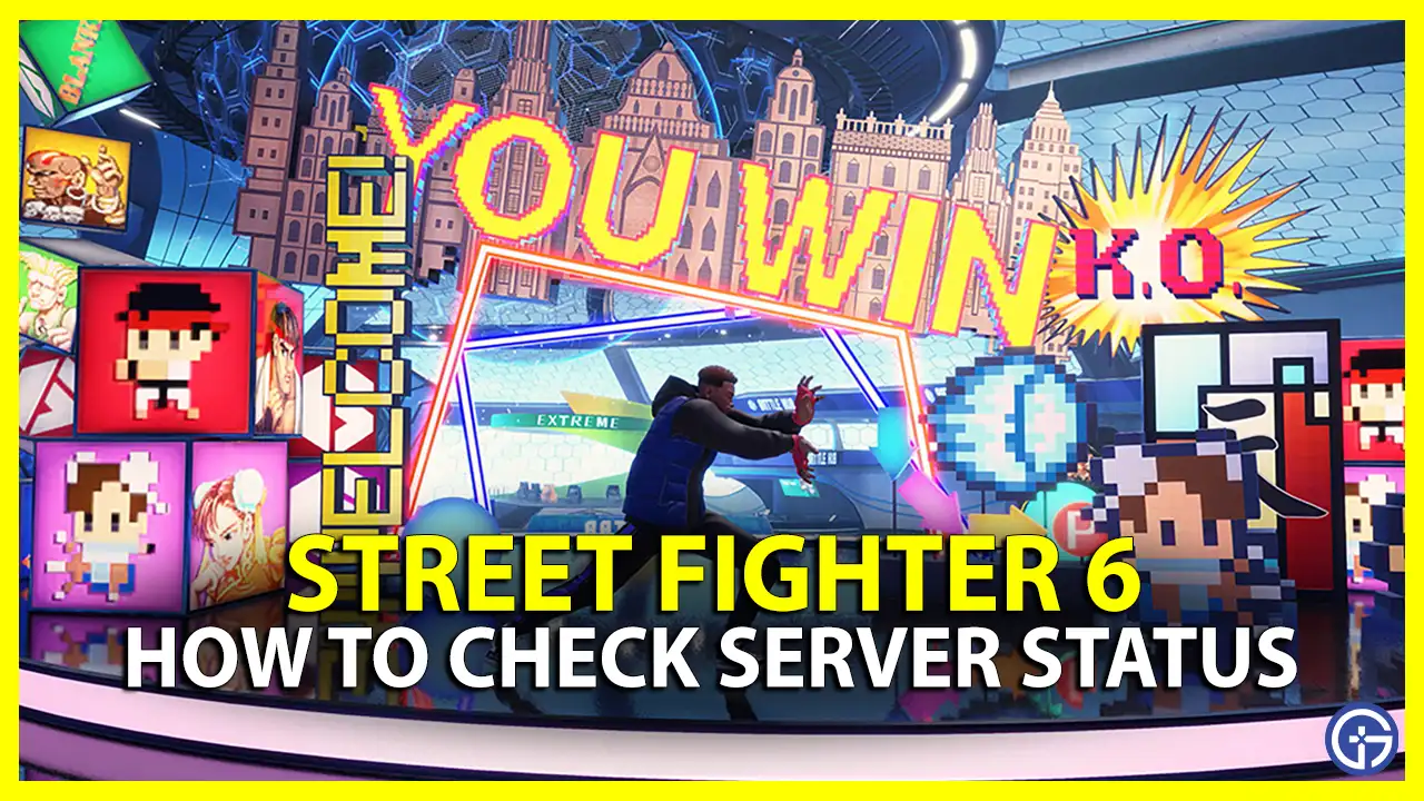 how to check server status for street fighter 6