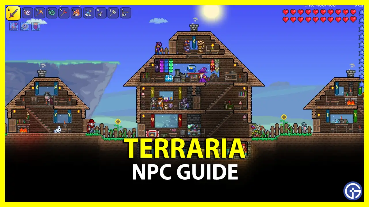 terraria npc guide housing happiness and spawn