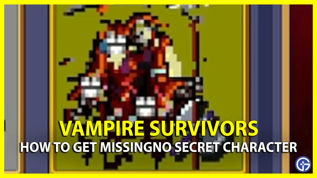 unlock missingno in vampire survivors