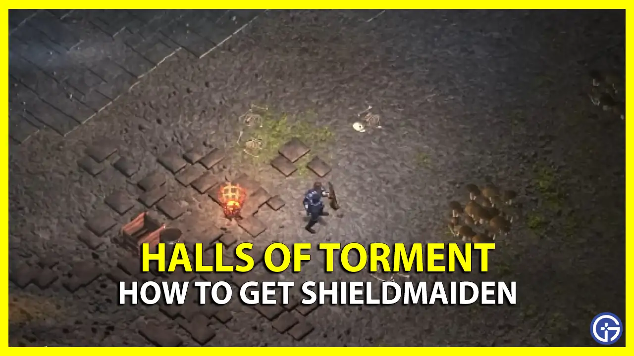 unlock shieldmaiden in halls of torment