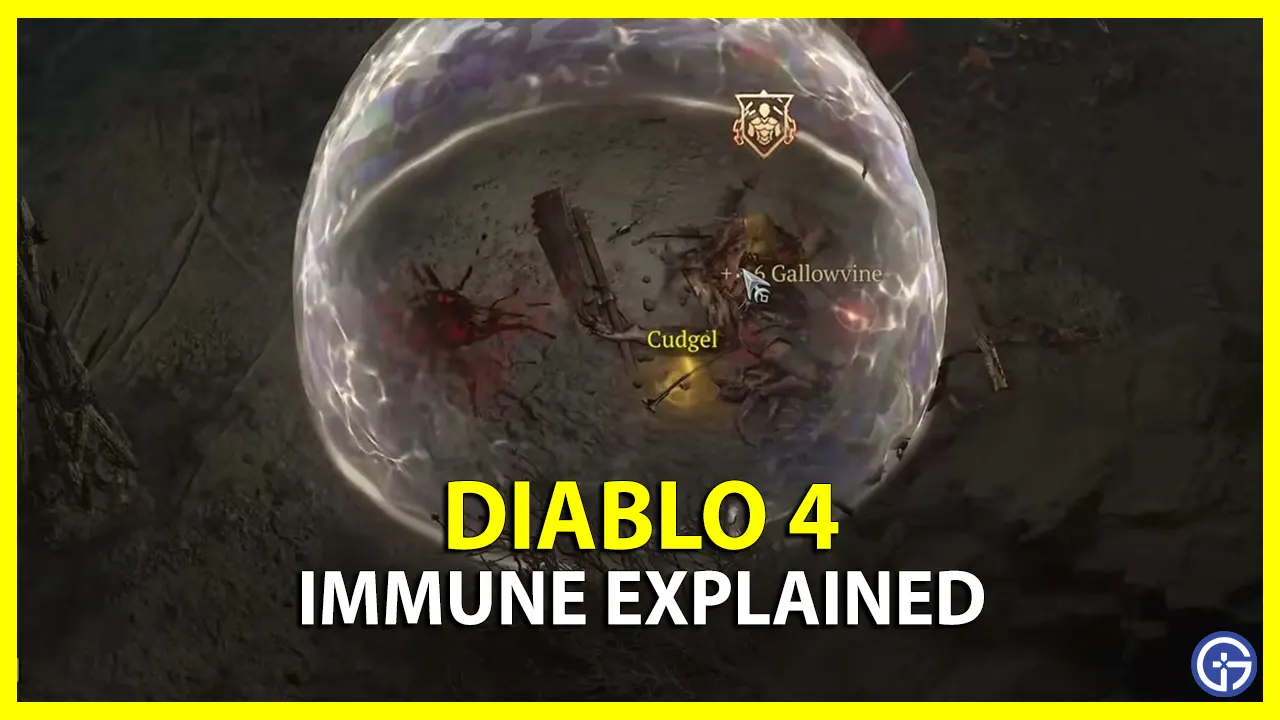 what is immune diablo 4