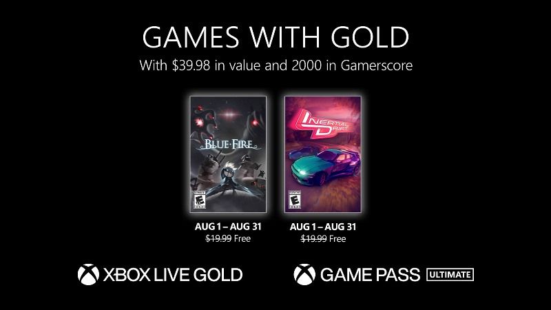 xbox games with gold for august 2023