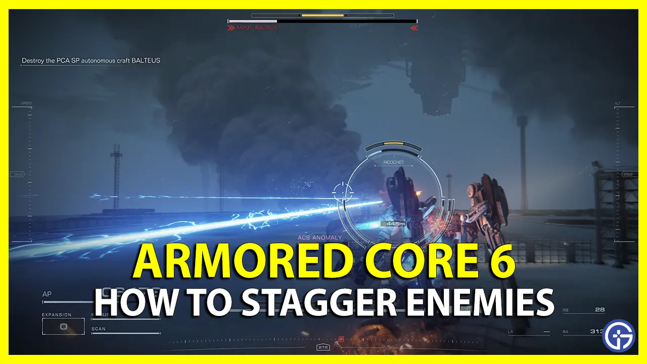 How To Stagger Enemies In Armored Core 6