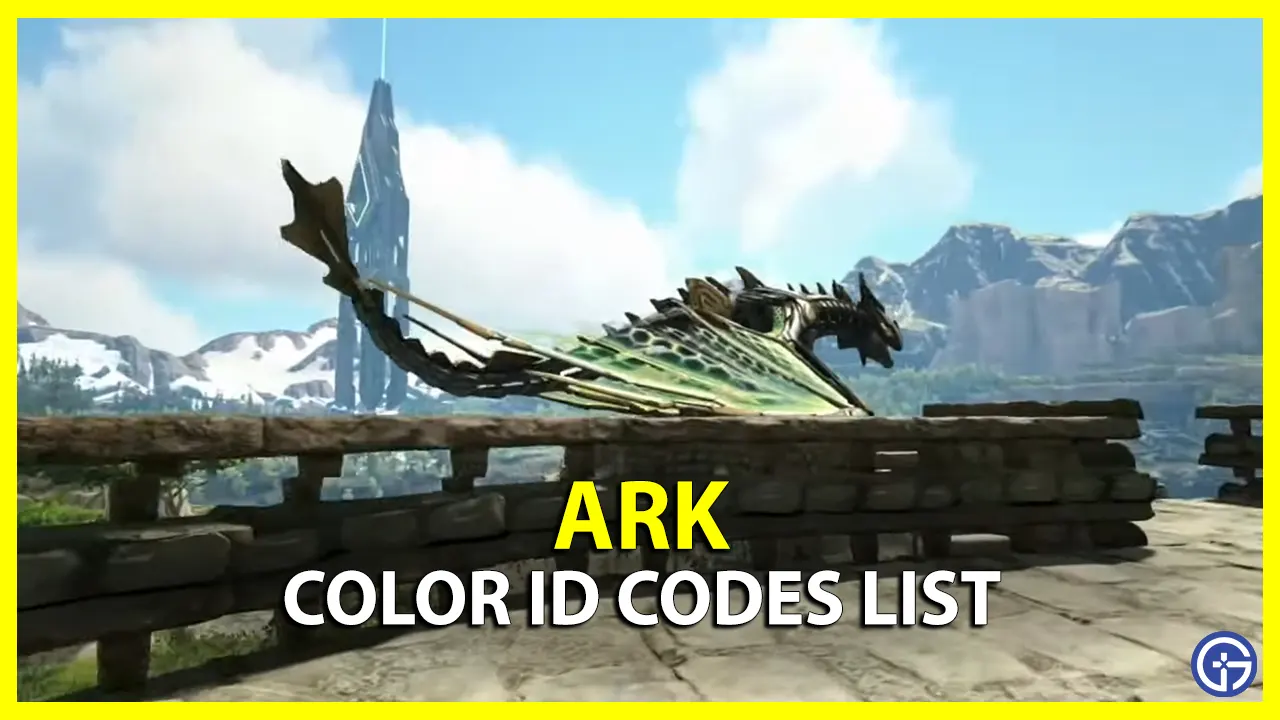 All Ark Color ID Codes List