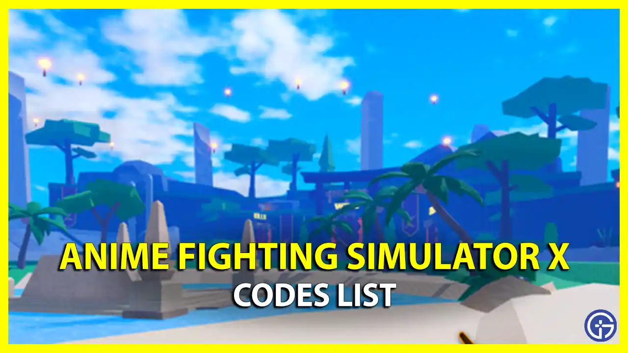 Roblox Anime Fighting Simulator X New Codes August 2023 