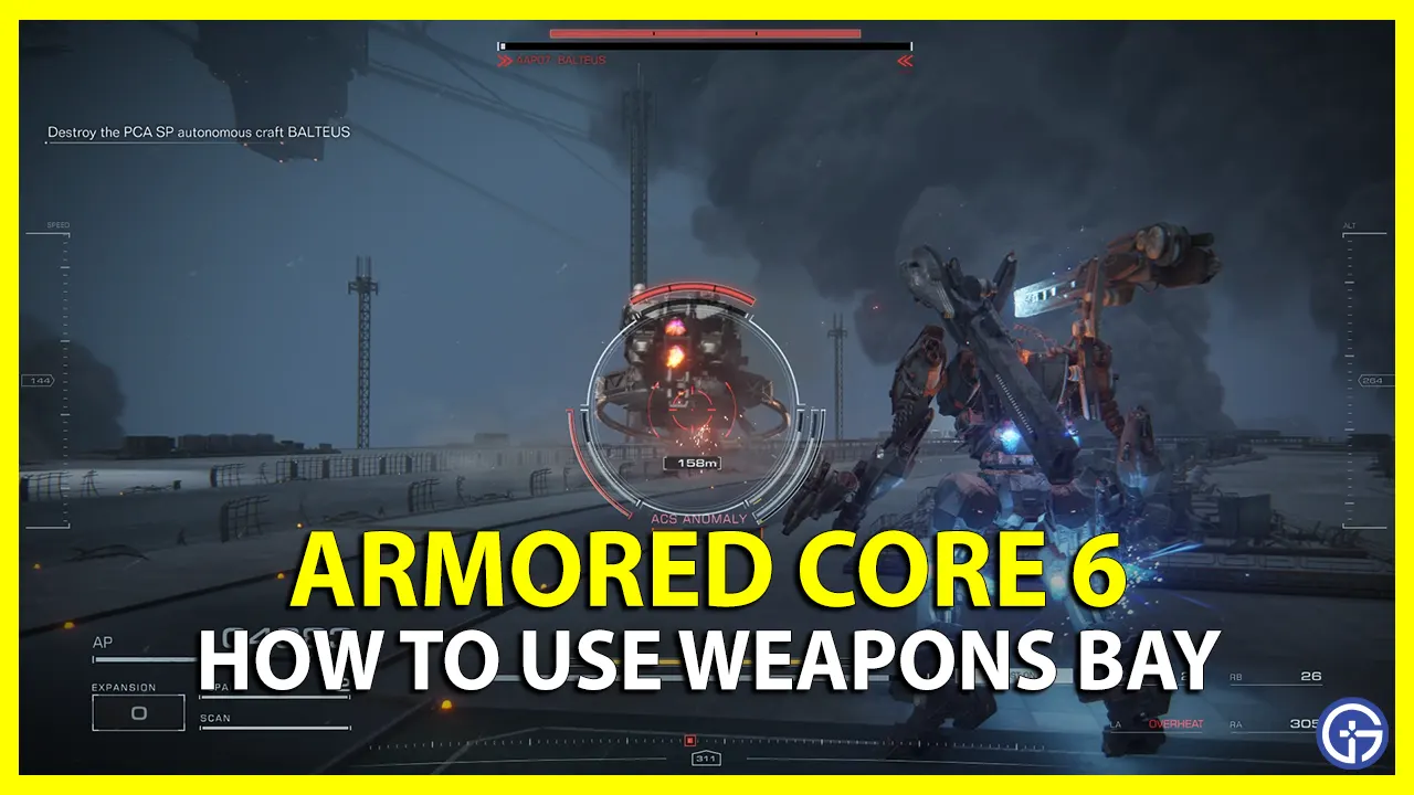 How To Use Weapons Bay in Armored Core 6