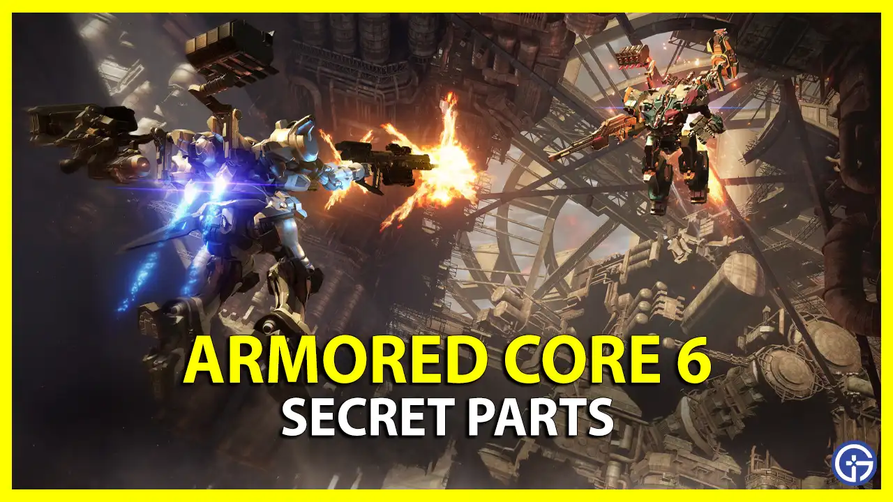 how to find hidden chests in Armored Core 6 secret parts locations