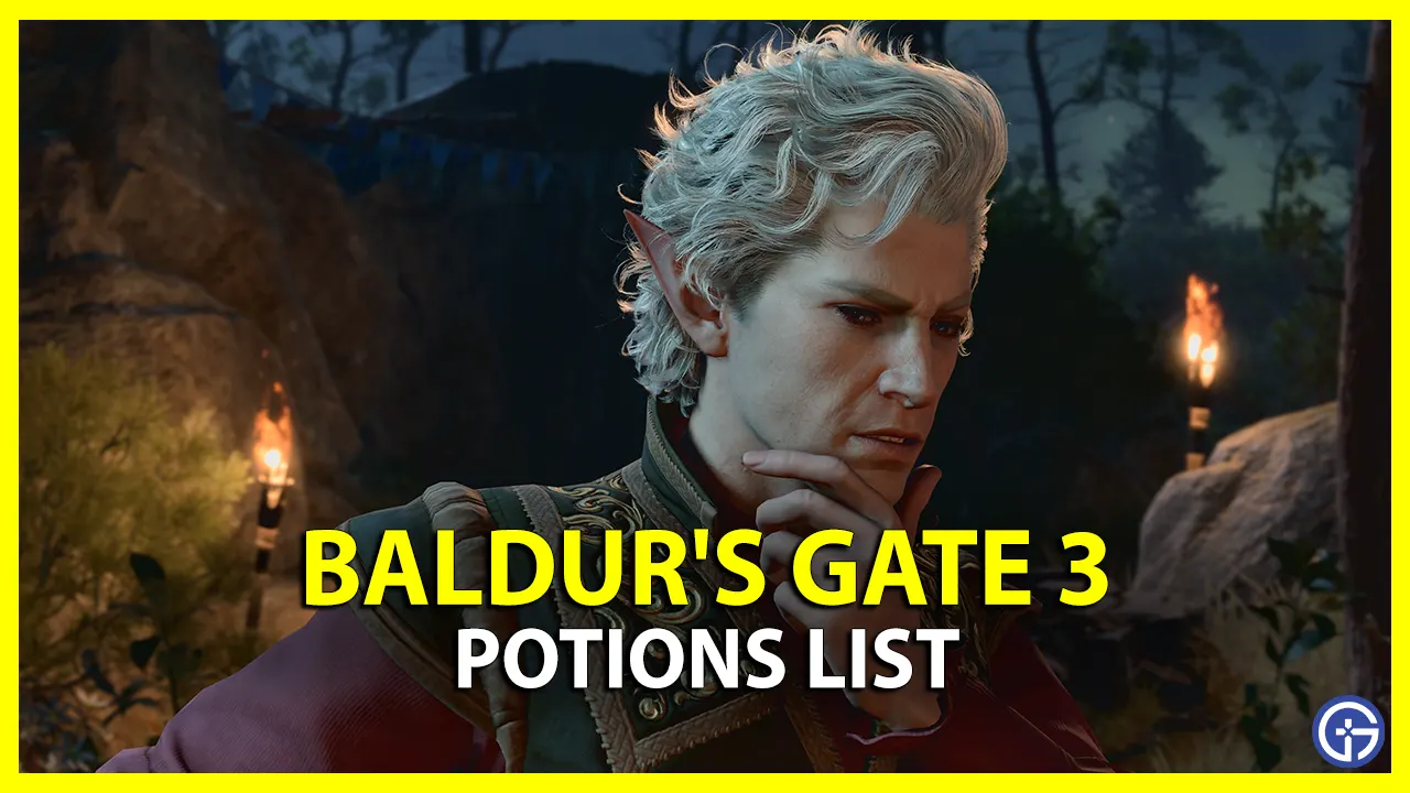 BG3 Potions List