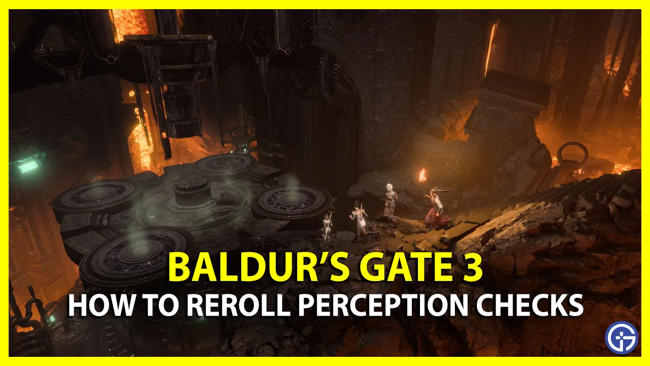how to Reroll Failed Perception check in Baldurs Gate 3