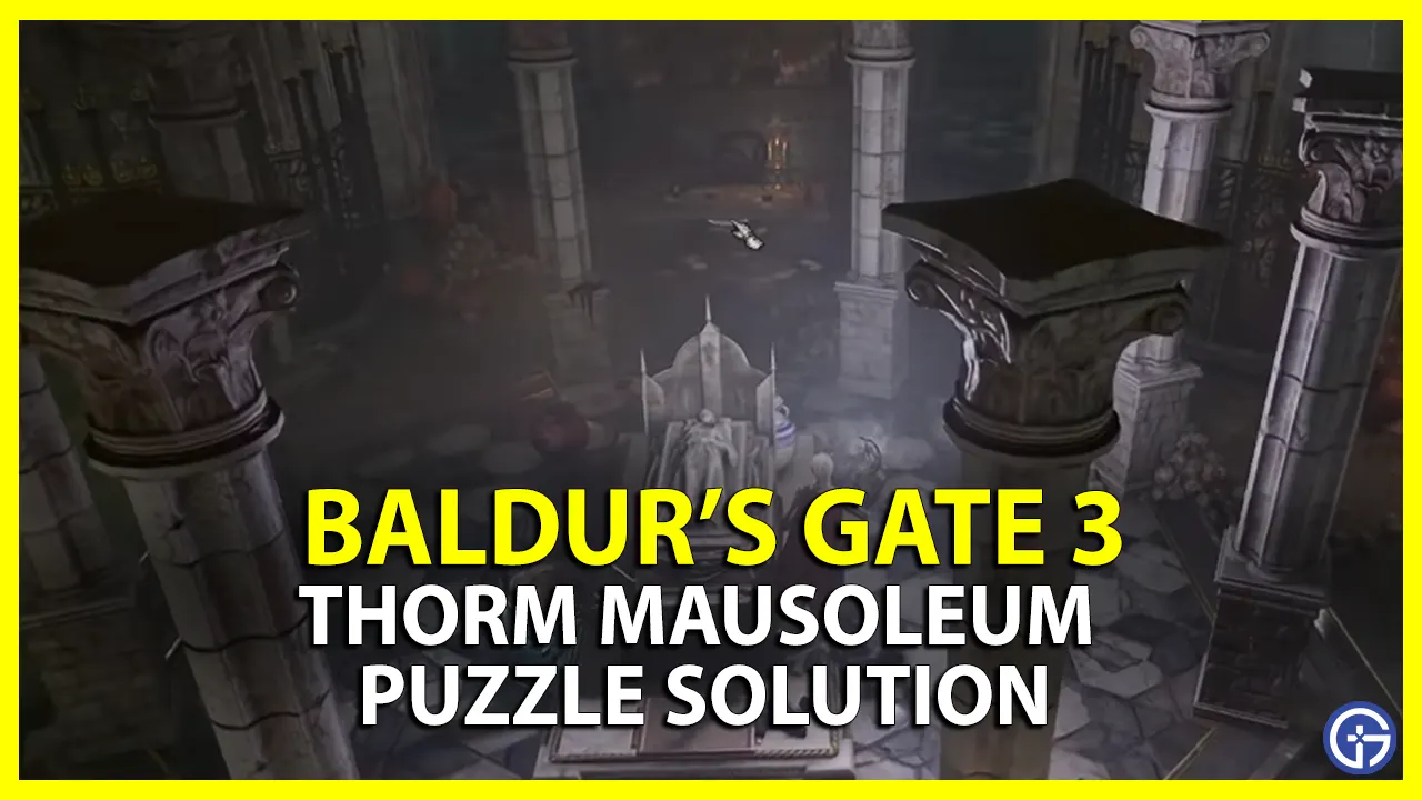 How to Solve the Thorm Mausoleum Buttons Puzzle in Baldur's Gate 3 (BG3)