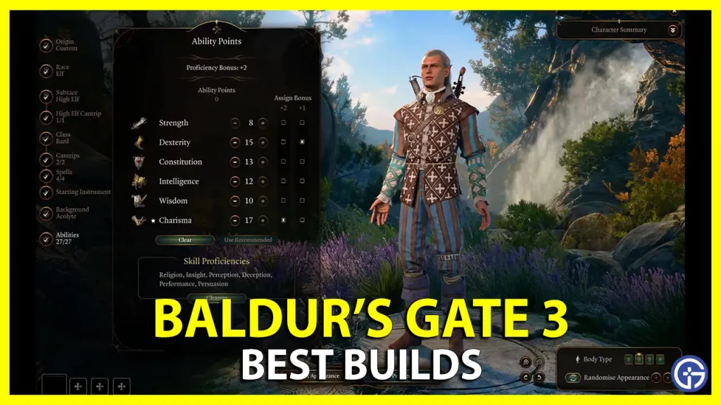 Best BG3 Builds for Each Class