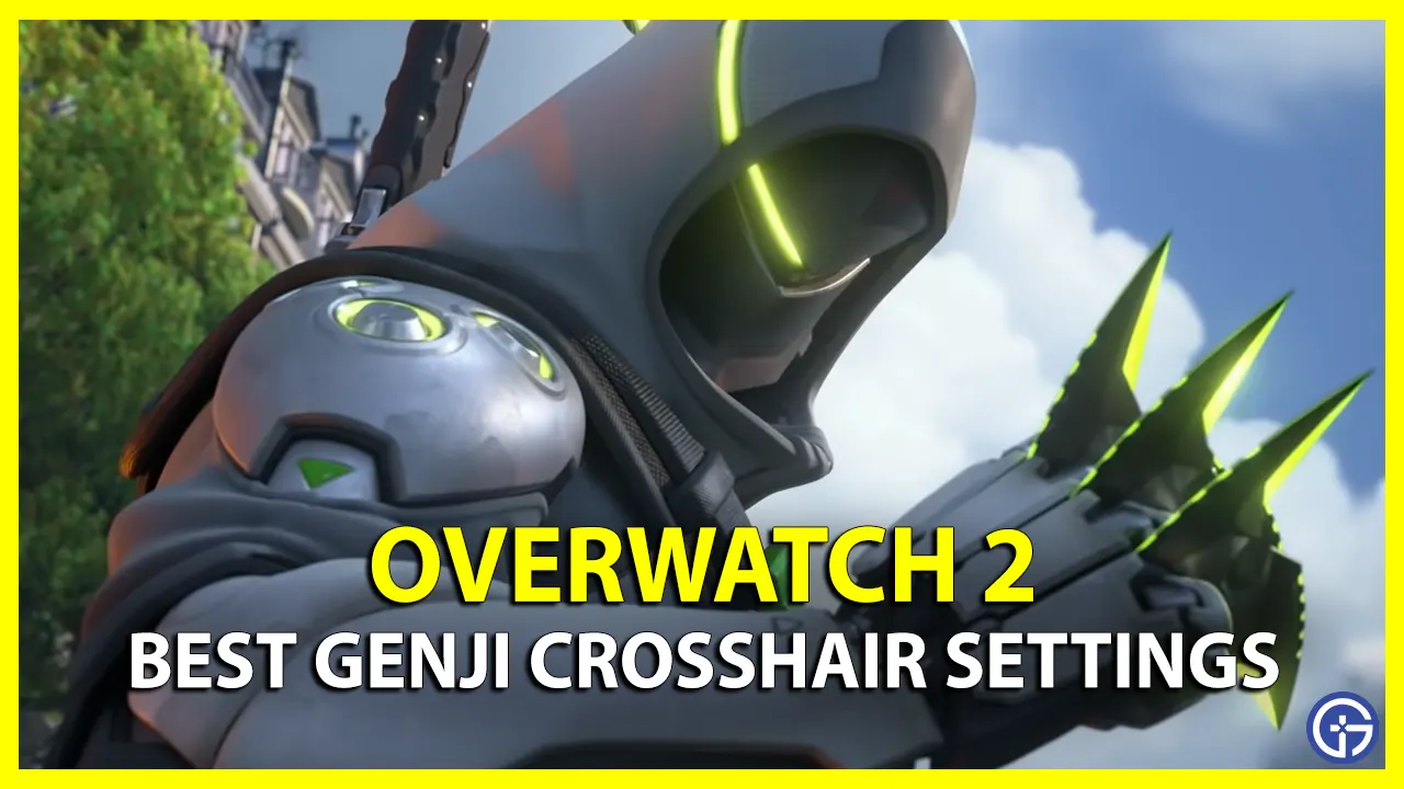 Best Crosshair Settings for Genji in Overwatch 2 to use reticle setting perfect precise aim Shurikens throw ow2